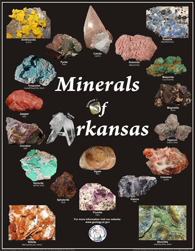Minerals of Arkansas Poster 2011