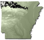 Northern Arkansas, Ozark Plateaus; southwestern Missouri and eastern Oklahoma