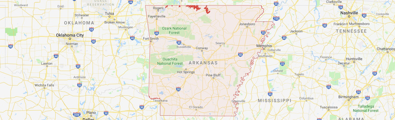 Arkansas map image