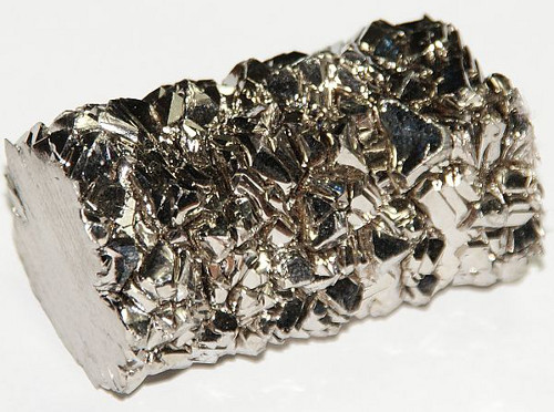 Titanium-crystals-metallic mineral